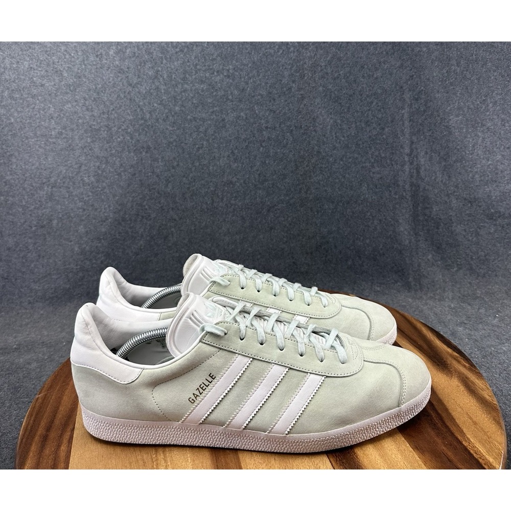 Adidas Gazelle Low Top Suede Sneaker Shoes Mint Green BB5473 Men's Size 13